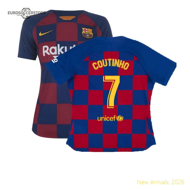 Chic Womens Football Team Coutinho Jersey 2024-2025 Moisture-wicking