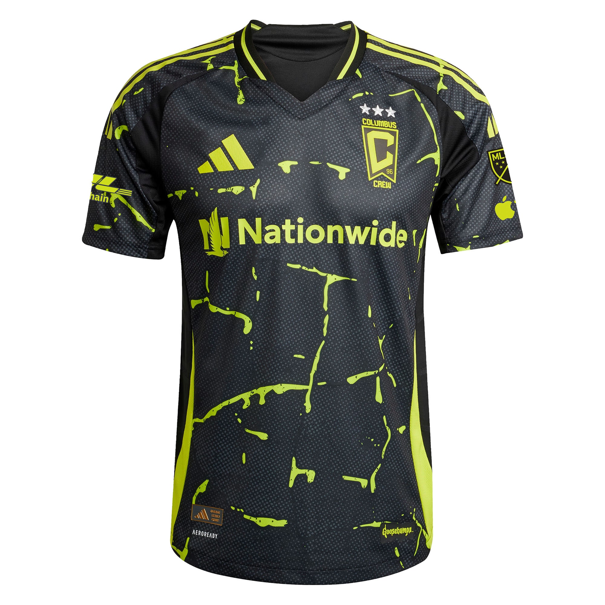 [JED] Steven Moreira Columbus Crew 2025 The Goosebumps Kit On-Field Authentic Jersey - Black