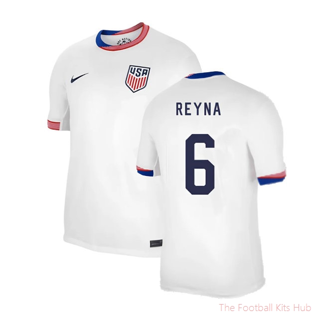 2024-2025 United States USA Home Shirt (REYNA 6)