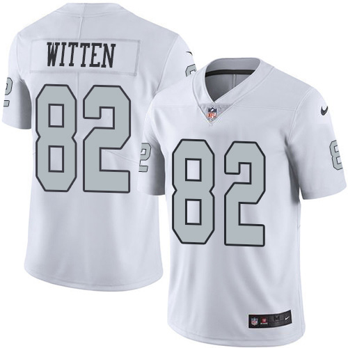 Authentic NFL Oakland Raiders #82 Jason Witten White Limited Jersey