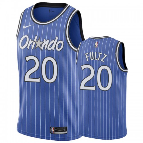 Nike Orlando Magic #20 Markelle Fultz 2018-19 Hardwood Classic Blue NBA Jersey Mens