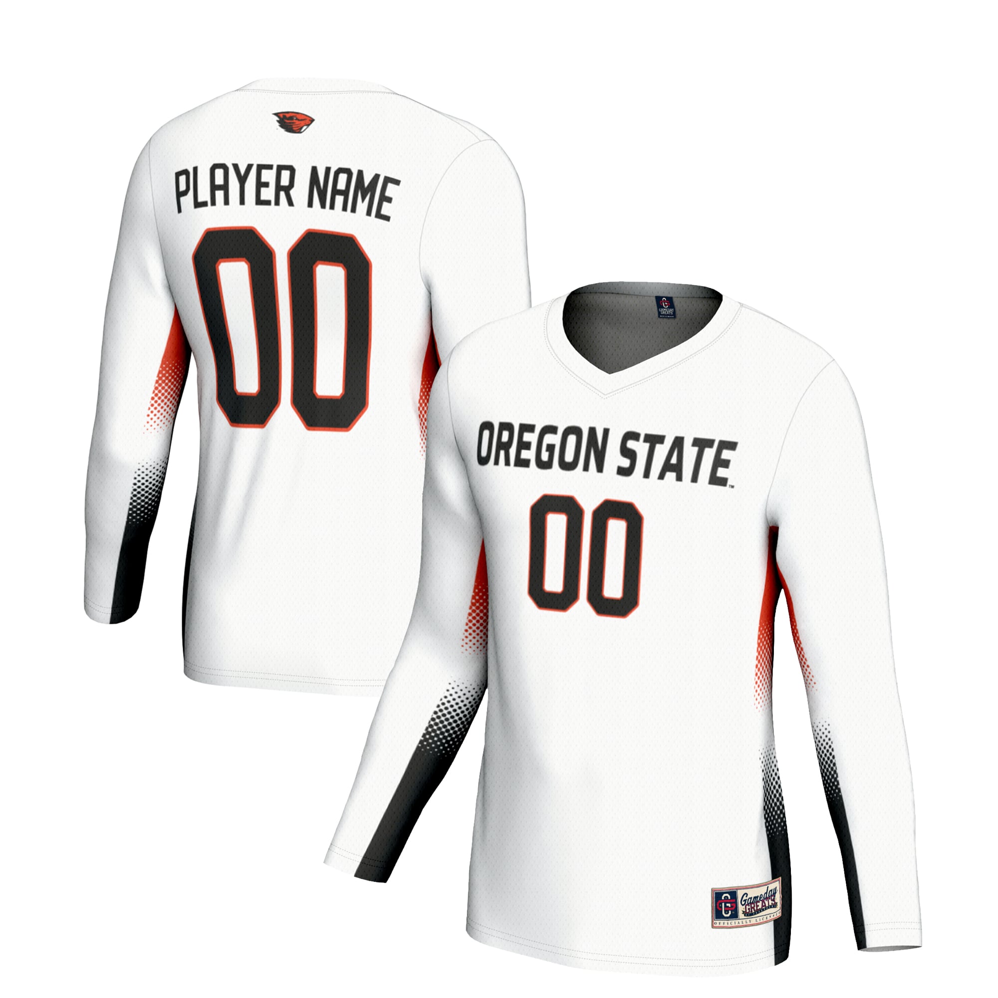Oregon State Beavers GameDay Greats Youth NIL Lightweight Volleyball Jersey - White