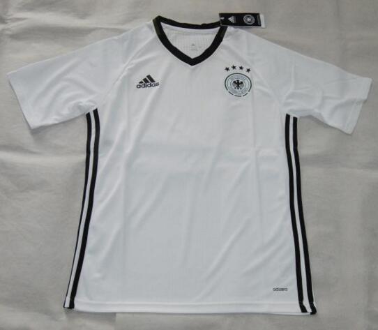 High Performance Germany Euro 2016 White-Black Training Shirt