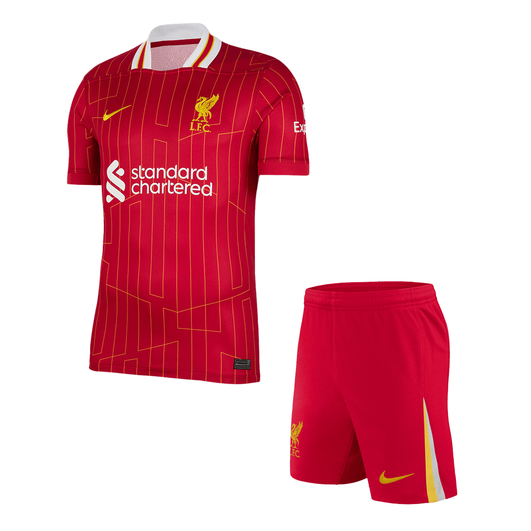 Liverpool Home  Soccer Jersey Kit(Jersey+Shorts) 2024/25 Authentic Kit