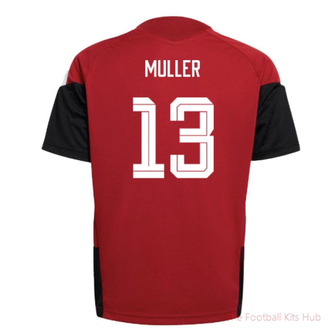 2026-2027 Germany Training Jersey (Red) - Kids (Muller 13)