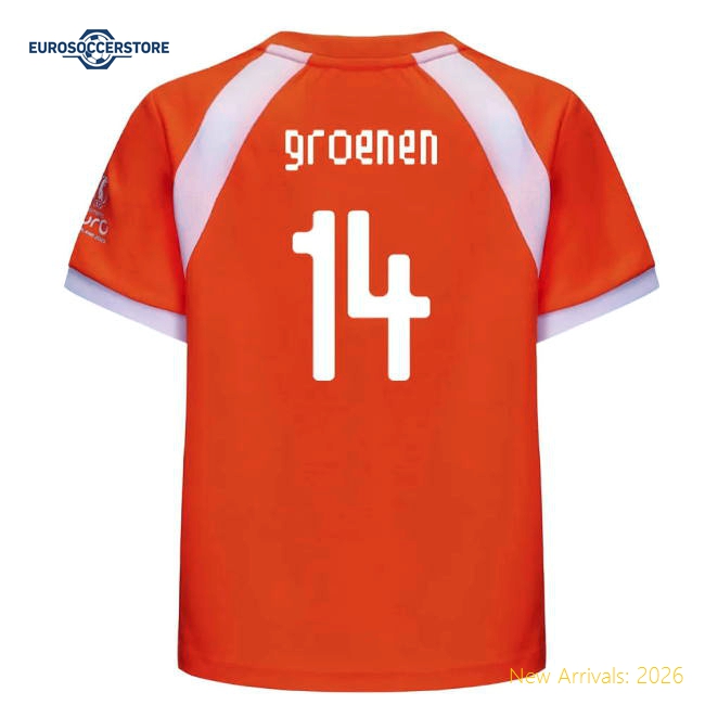 Child-friendly Kids Football Team Groenen Jersey 2025-2026 Tag-free