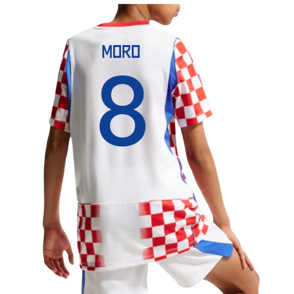 Football Team Croatia 2026-2027 Home Shirt (Kids) (Moro 8)