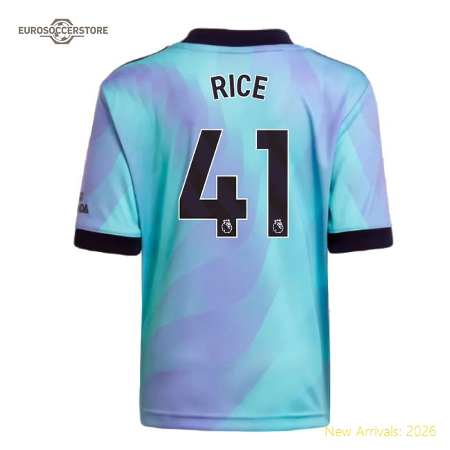Gentle Arsenal Mini Jersey Rice 2024-2025 Performance Fabric