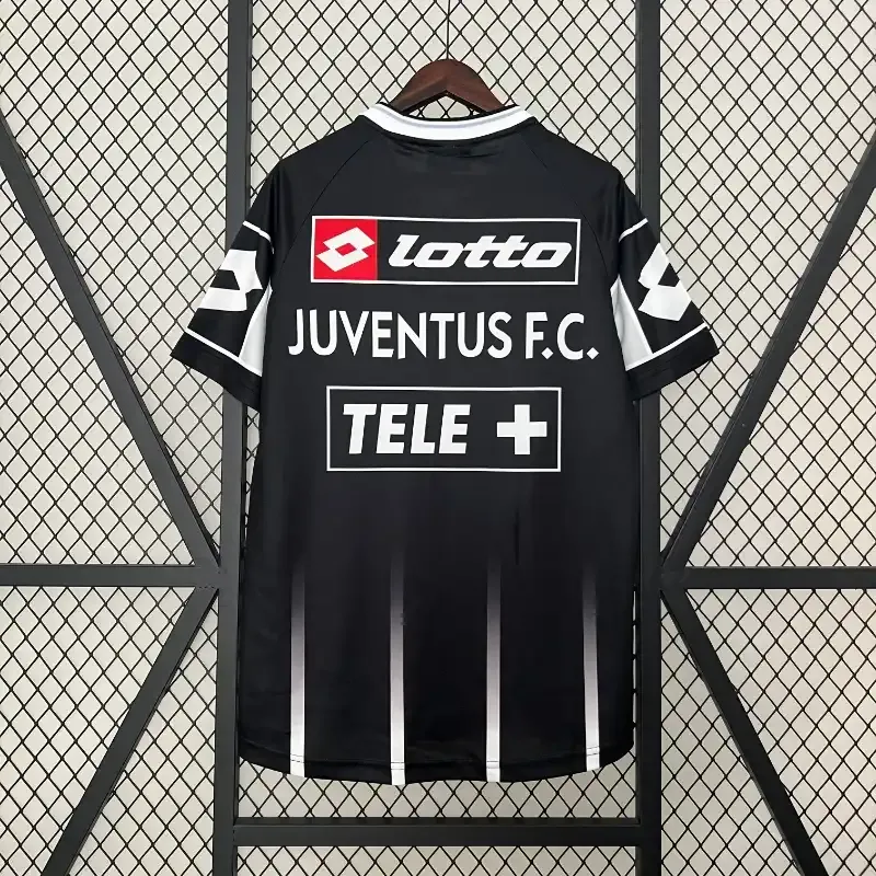 Cheap 2000-2001 Juventus Black Soccer retro kit