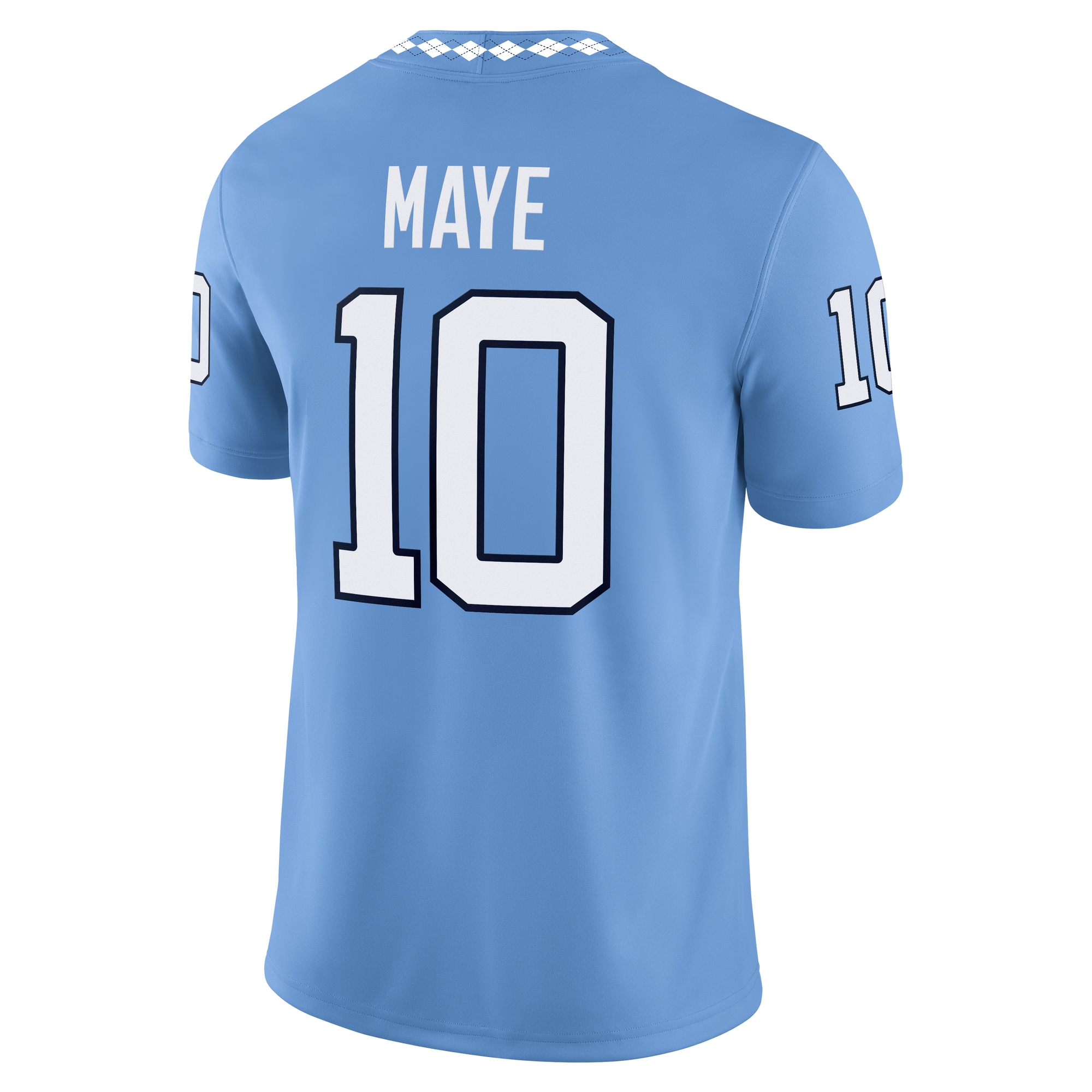 [NJP] Drake Maye North Carolina Tar Heels Alumni Home Game Jersey - Carolina Blue