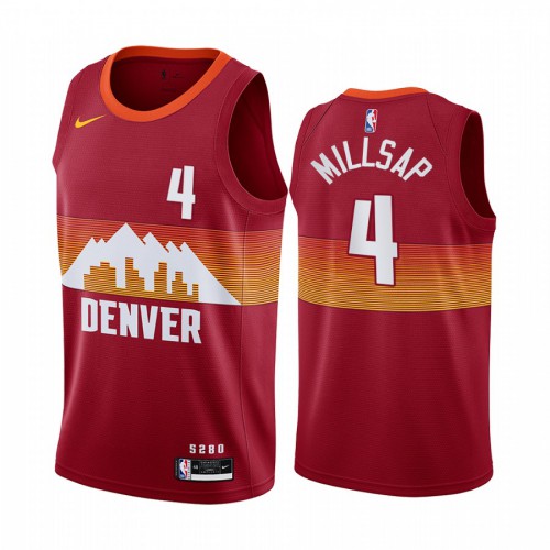 Nike Bucks Red Denver Nuggets #4 Jersey - On Sale Premium Quality