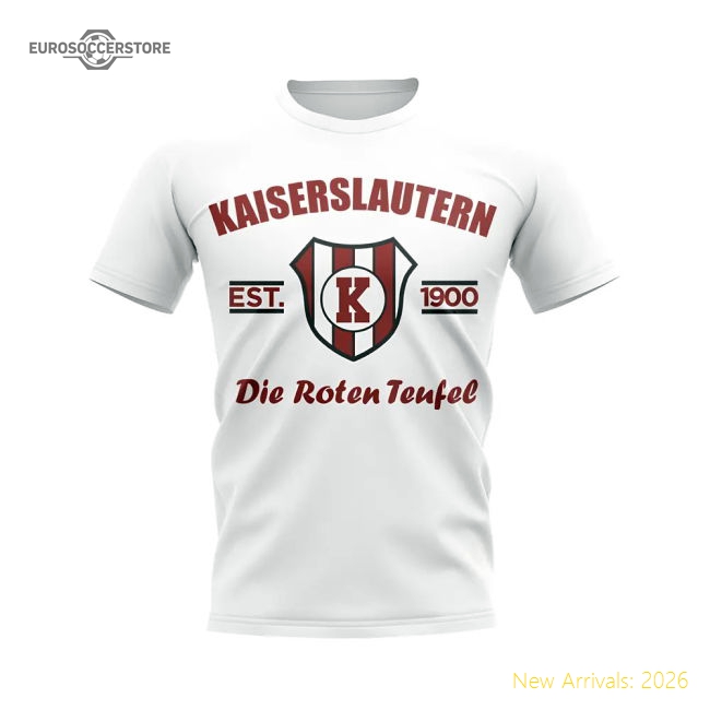 Supporter Kaiserslautern Established Football T-Shirt (White)