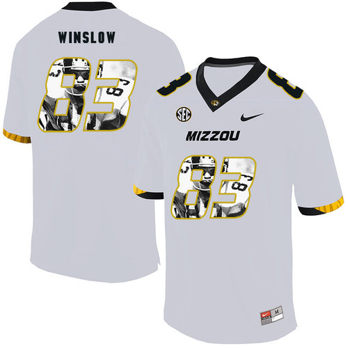 Men's None White 2024 moisture wicking Kellen Winslow #83 team