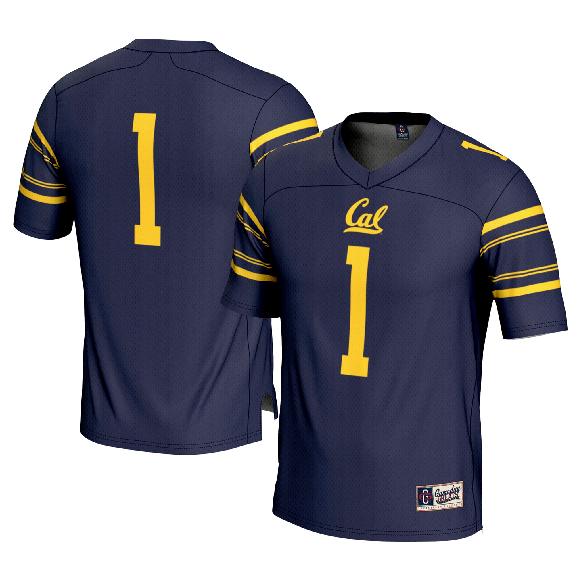 Men's #1 Navy Cal Bears Football Jersey