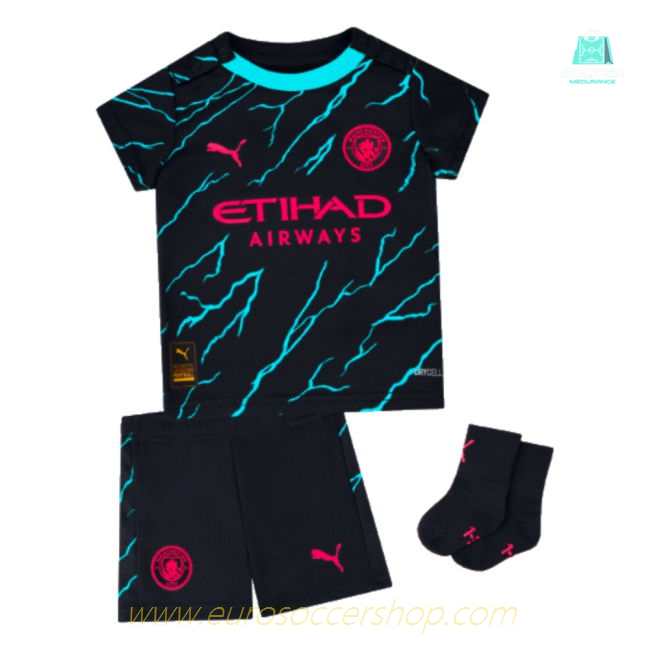 2023-2024 Man City Third Baby Kit