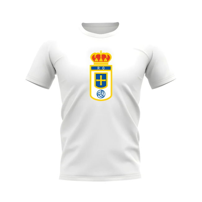 Oviedo Badge T-shirt (White) | Licensed Product | Moisture Wicking
