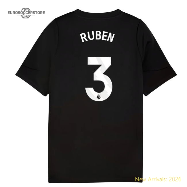2025-2026 City Man Training Jersey (Black) - Kids (Ruben 3)