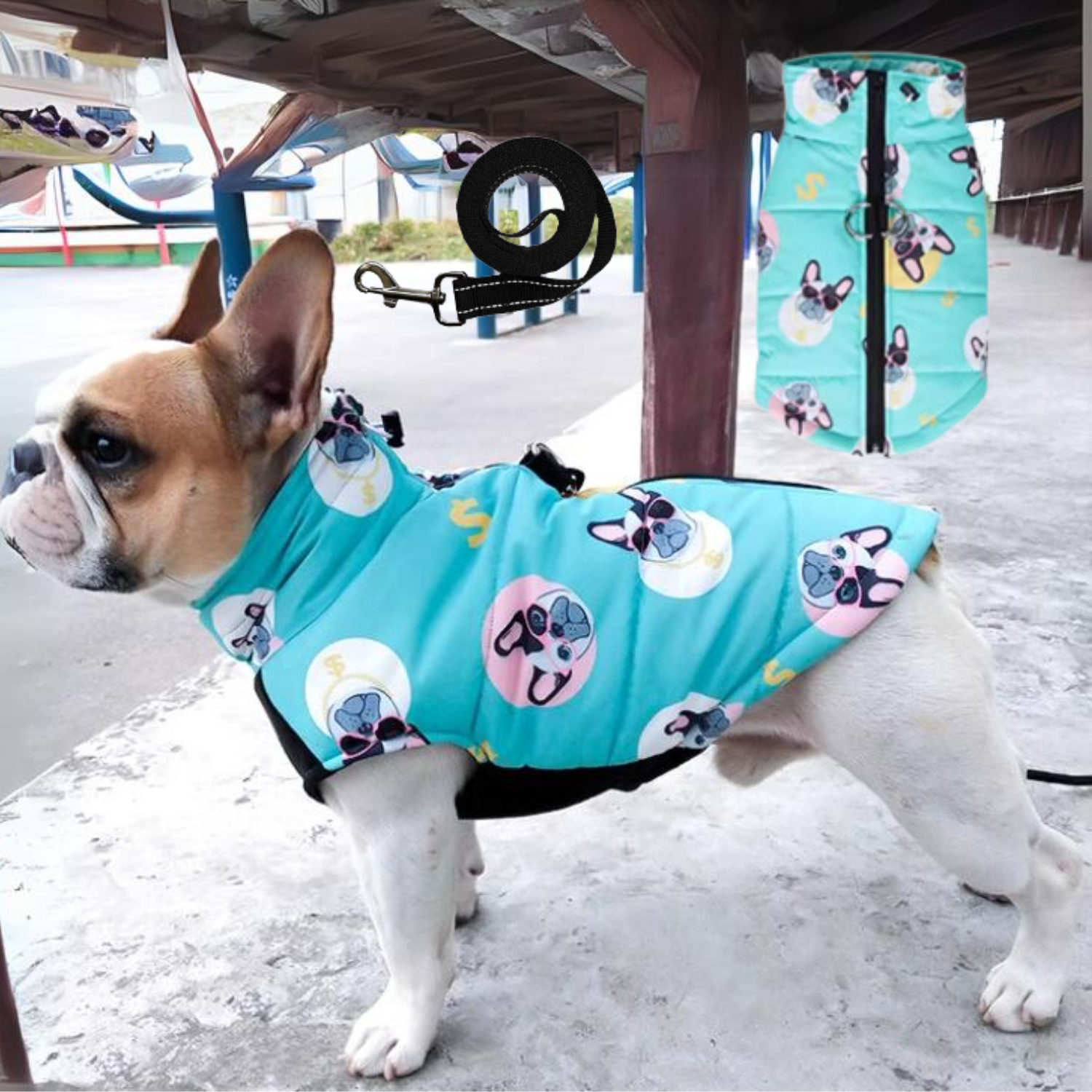 - Comfortable Premium Frenchie Jacket Outdoor Use | Non-slip Design