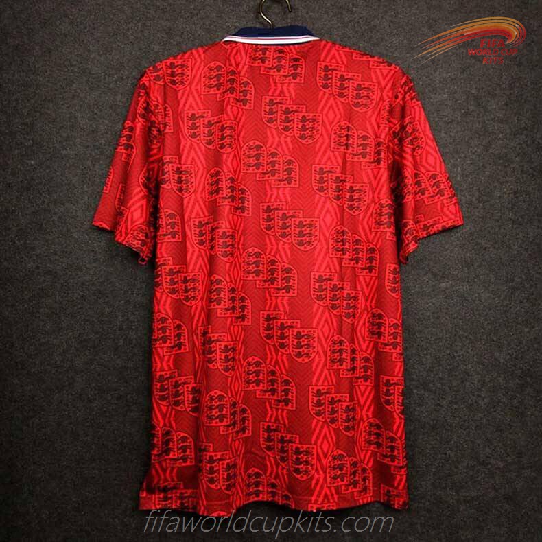year 1994 WC Finals England Travel Soccer Jersey