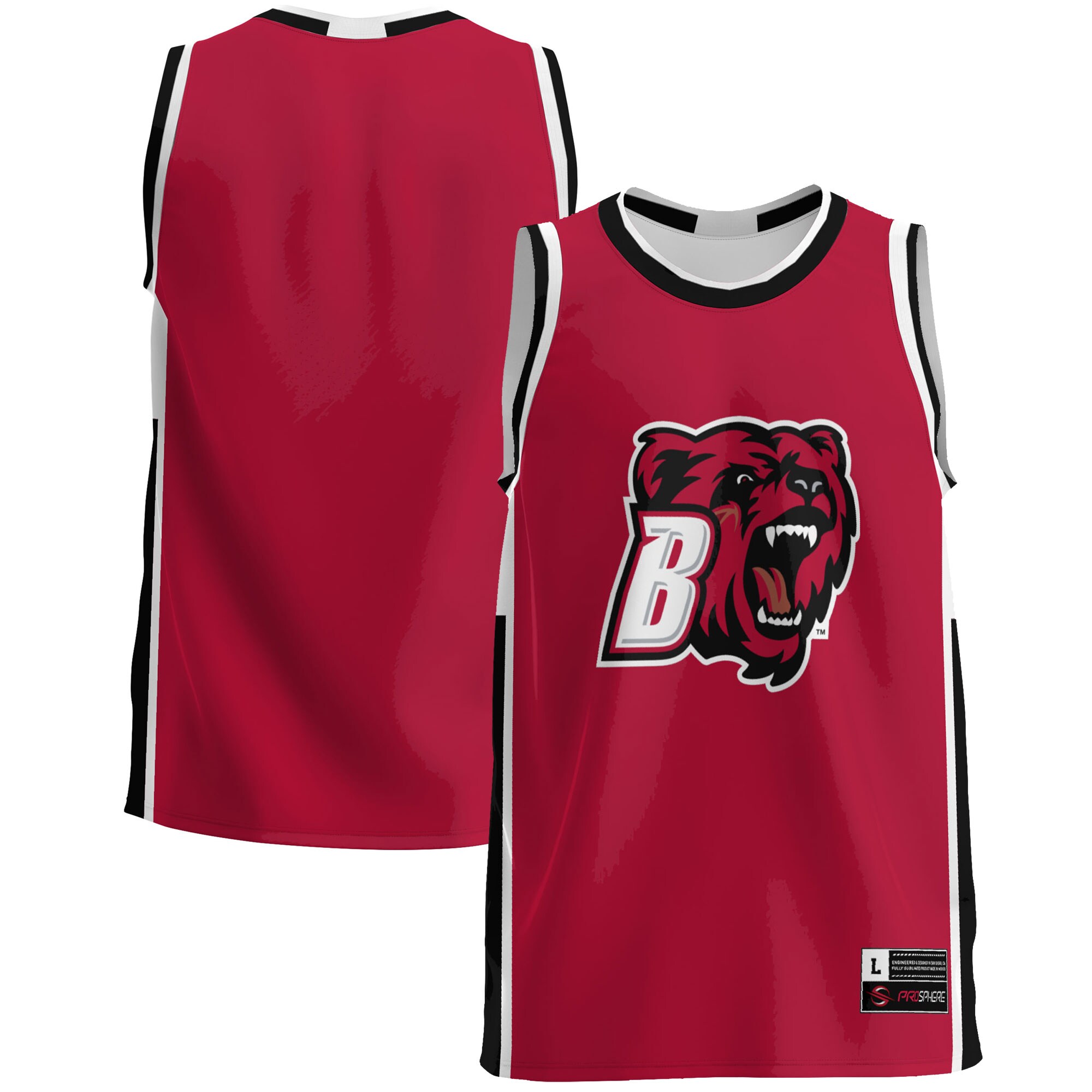 [DDG] Bridgewater State Bears GameDay Greats Lightweight Basketball Jersey - Red