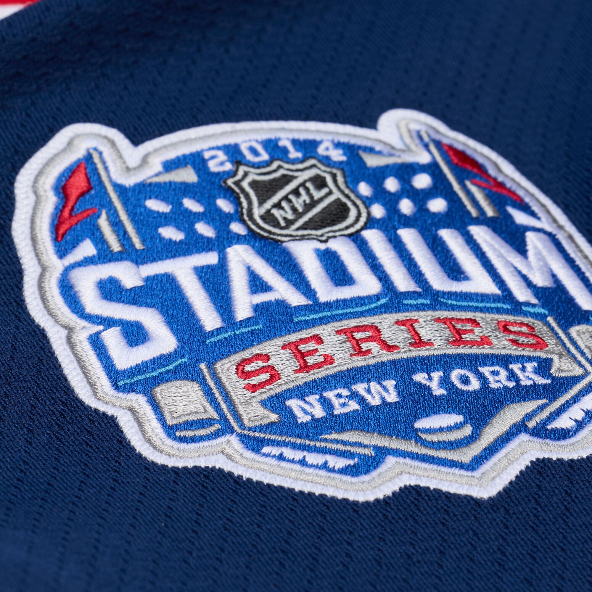 [LK] Henrik Lundqvist New York Rangers 2014 NHL Stadium Series Power Play Jersey - White