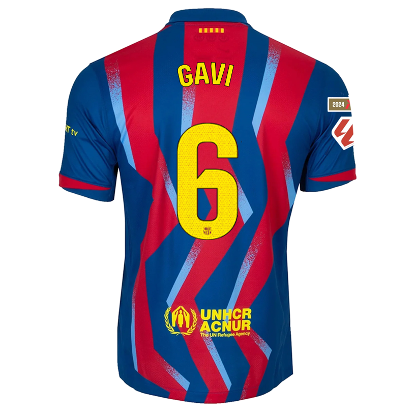 Barcelona Patches 2025-2026 La  Home Jersey – Authentic Shirt