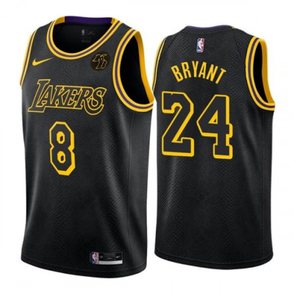 Collector's Item Vintage Men's LA Lakers #8 Back Black Basketball Jersey