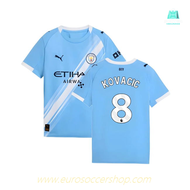 2025-2026 Man City Home Shirt (Kids) (Kovacic 8)