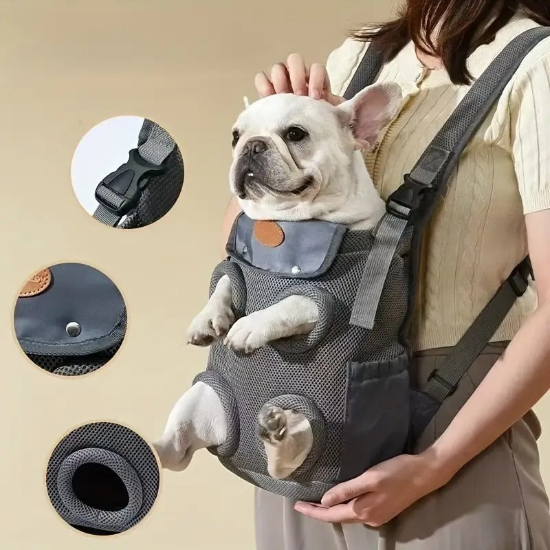 Chest Carrier – Breathable Double-shoulder Front Backpack Dog Supplies