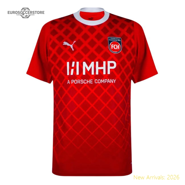 2023-2024 Fc Heidenheim Home Top Football Jersey Fan Edition