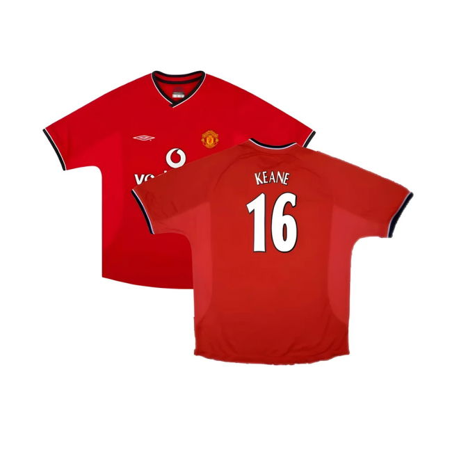 2000-02 Manchester United Home Football Shirt Manchester United Na_593