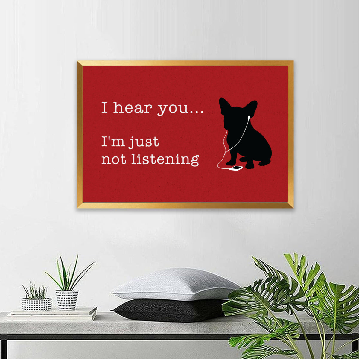 I Hear - Framed poster • Wall Decoration