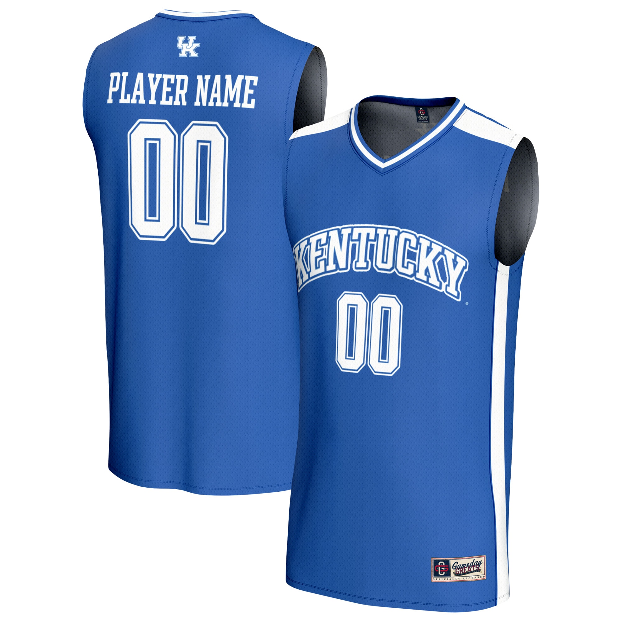 [NJP] Kentucky Wildcats GameDay Greats Unisex Lightweight Collegiate Men's Basketball NIL Pick-A-Player Fashion Jersey - Royal