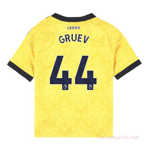 Leeds United 2026-2027 Away Kit Mini Gruev #44 Football Jersey