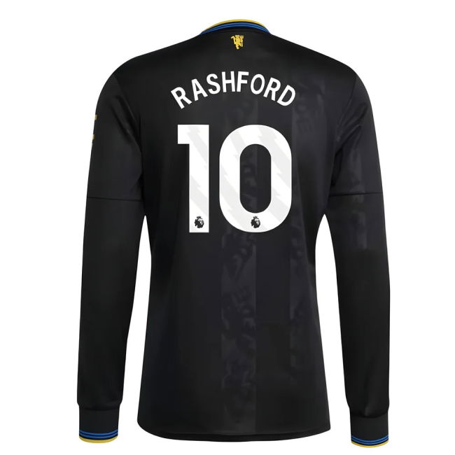 2025-2026 Man Utd Long Sleeve Third Jersey (Rashford 10)