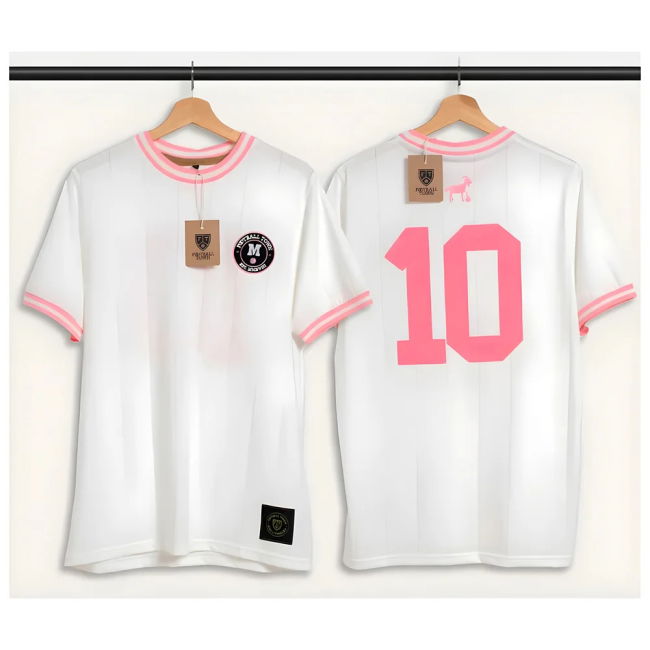 Replica 2025-2026 Football Club Shirt White With Retro Design