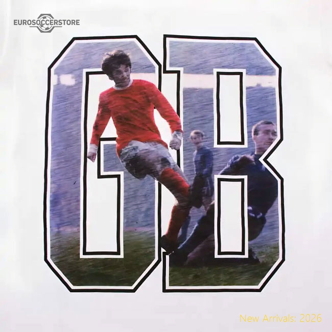 Official George Best Gb1 T-shirt (white) - Premium Quality Football