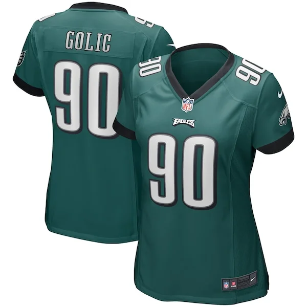 None Mike Golic Game Jersey - Green | NFL Player Jersey | NFL Football