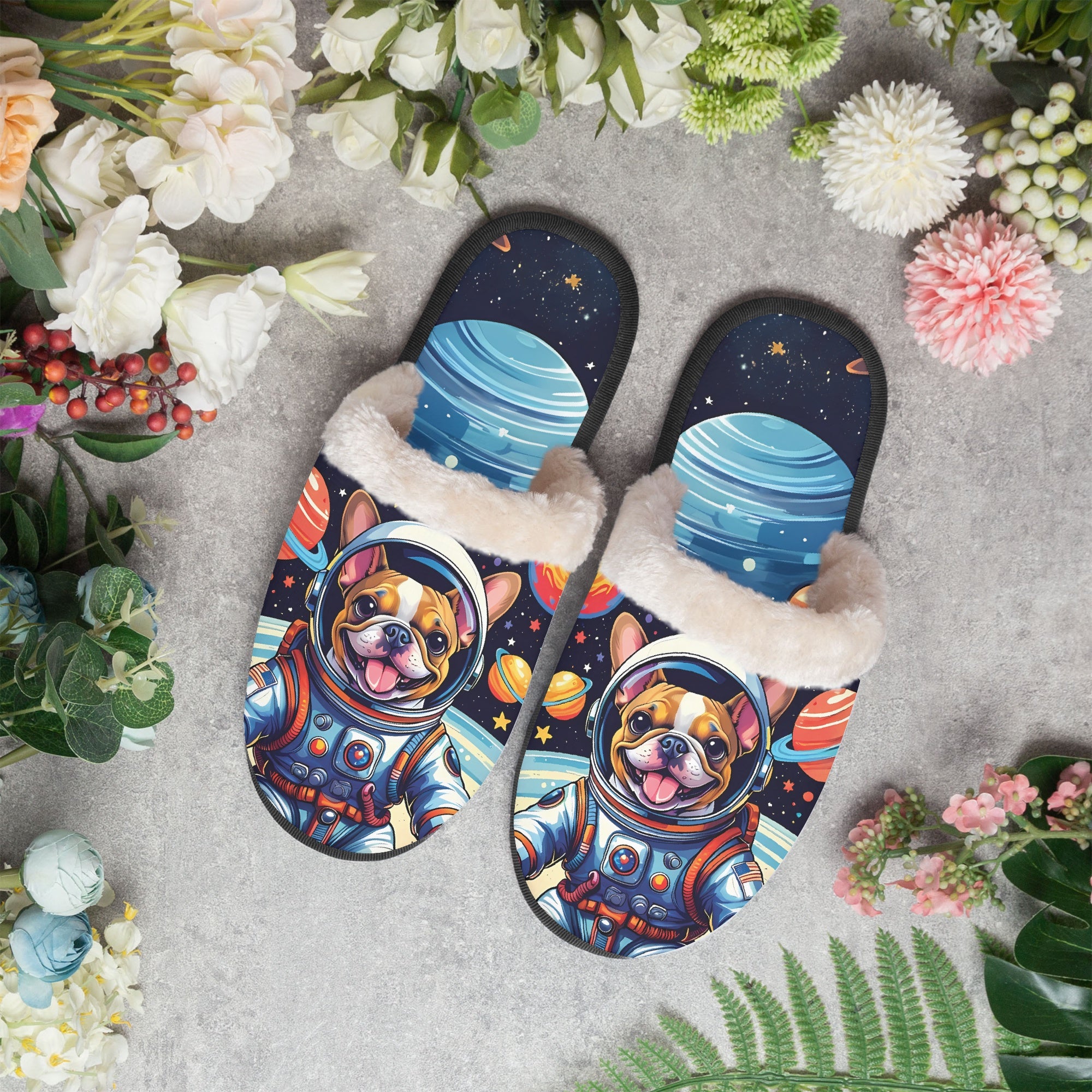 Cobalt - Dog Owner Cozy Winter Slippers Everyday Use | Stylish Look