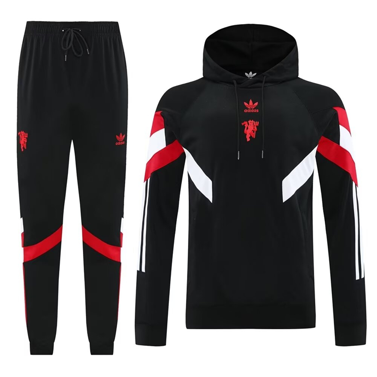 Match Quality Man Utd Manchester United 2425 Black Hoodie