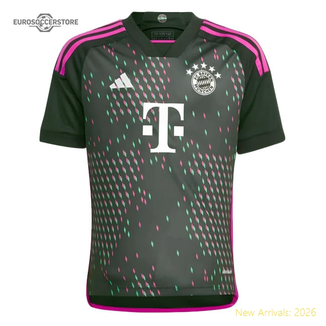 Popular 2023-2024 Bayern Munich Away Shirt (Kids) (Kane 9)