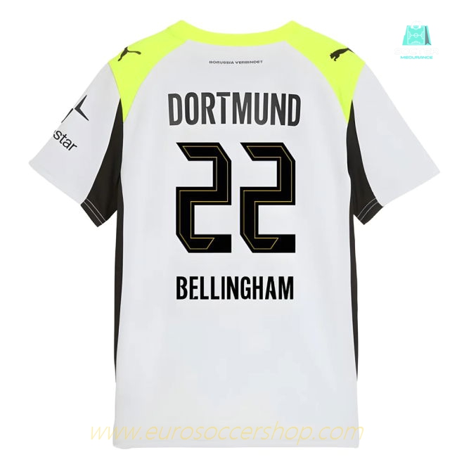 2025-2026 Borussia Dortmund Away Shirt (Kids) (Bellingham 22)