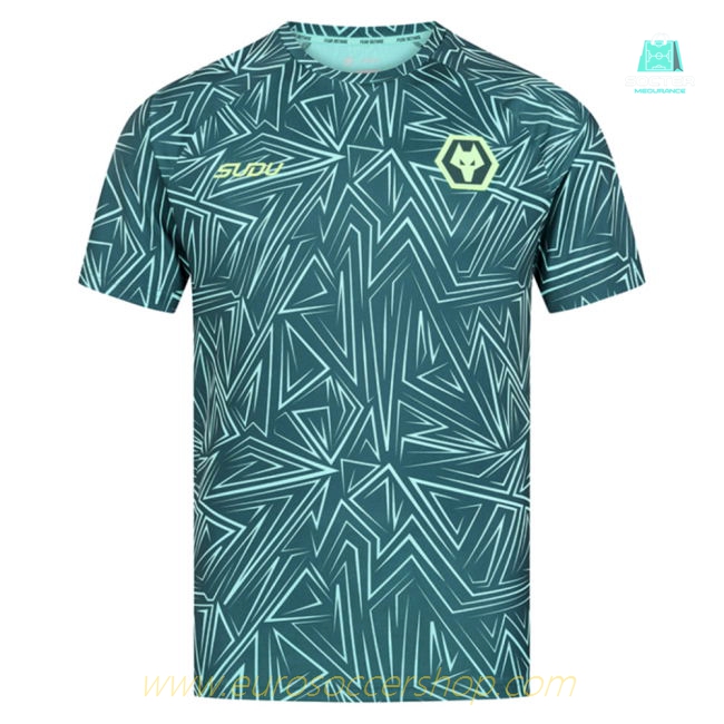 2025-2026 Wolves Away Pre-Match Shirt (Dark Green)
