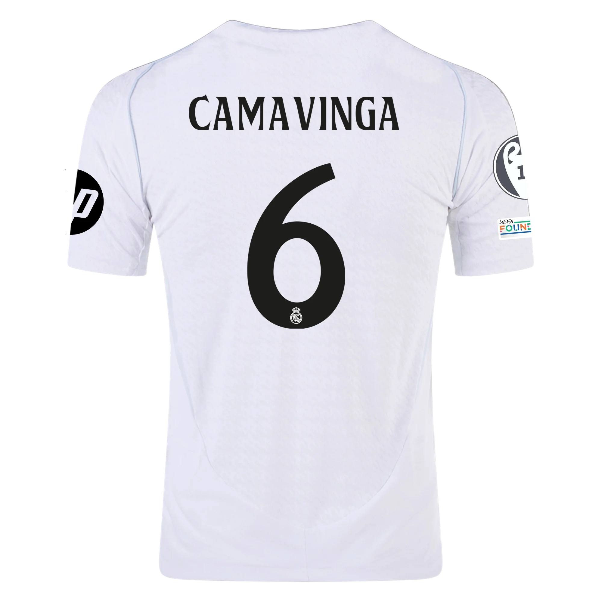 Real Madrid Camavinga 2024-2025 UCL Home Jersey – Authentic Shirt