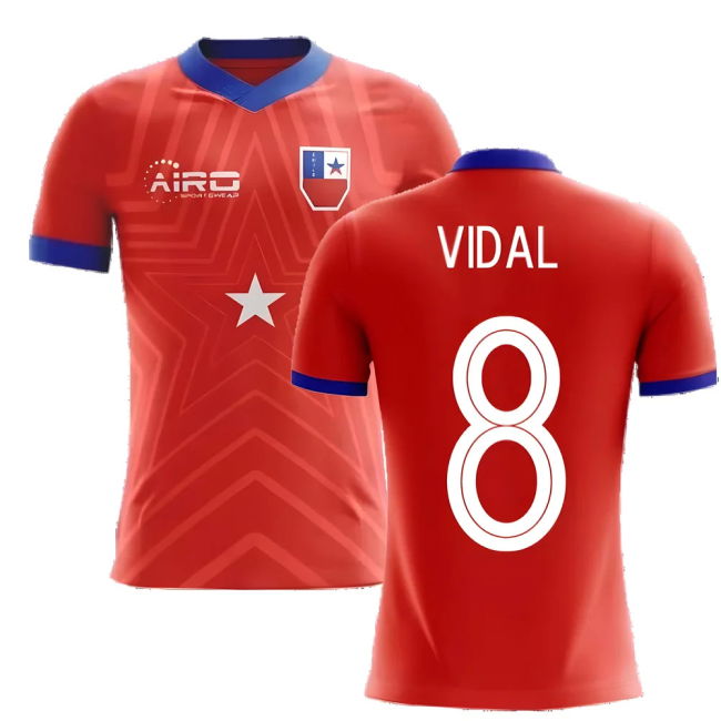 Quality 2025-2026 Chile Home Concept Football Shirt (Vidal 8)