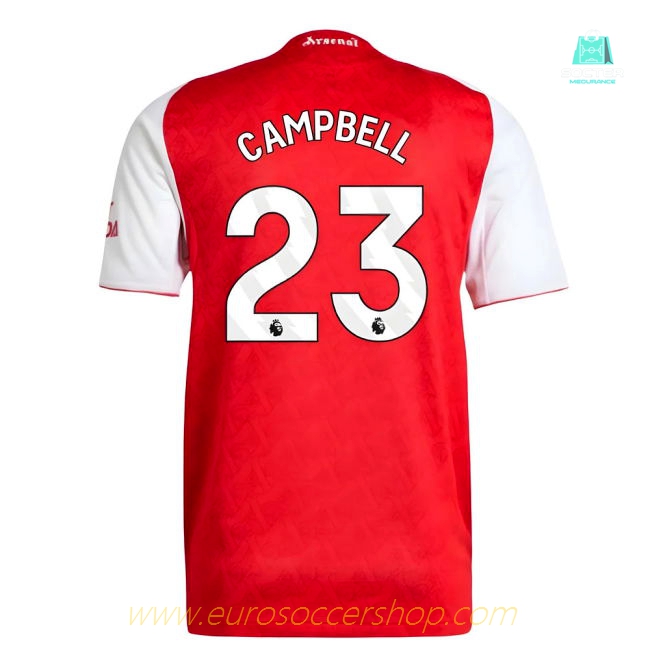 2025-2026 Arsenal Authentic Home Shirt (Campbell 23)