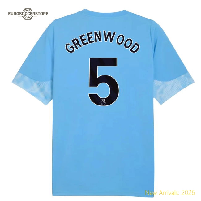Man City Kids Greenwood Child-friendly Jersey Performance Fabric