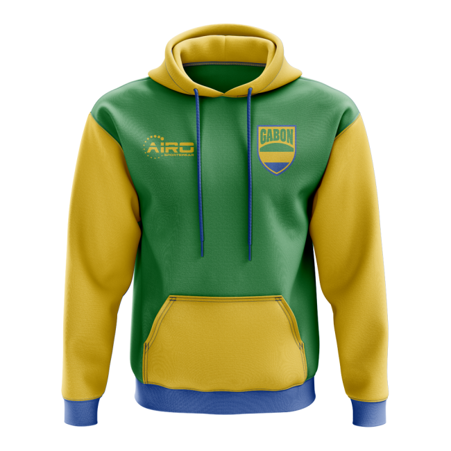 Premium-Quality Gabon Concept Country Football Hoody (Green)