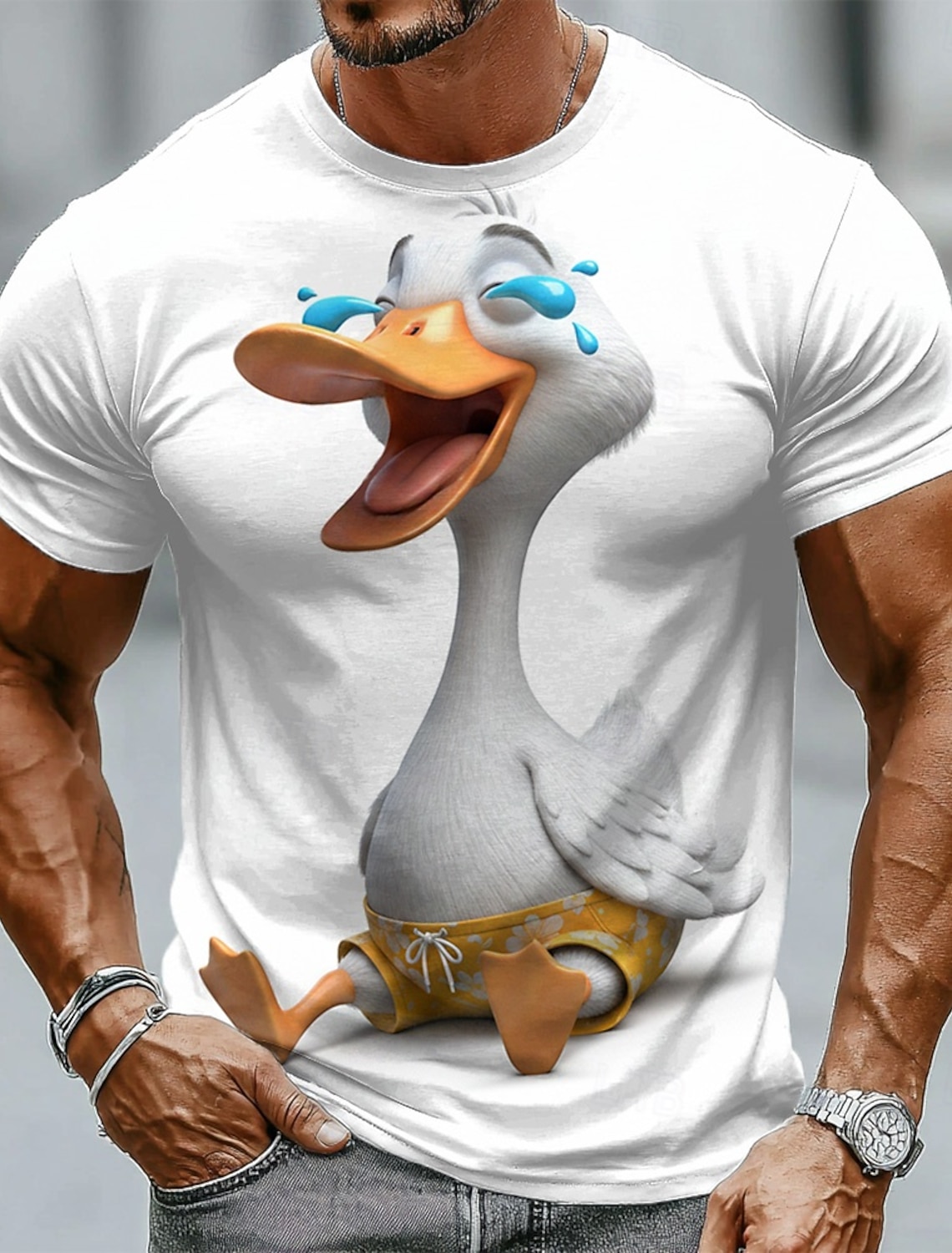 Men's Animal Dog T Shirt Short Sleeve T shirt 3D Print Crew Neck Shirt Funny Casual Daily Street Green Summer Spring Clothing Apparel S M L XL 2XL 3XL