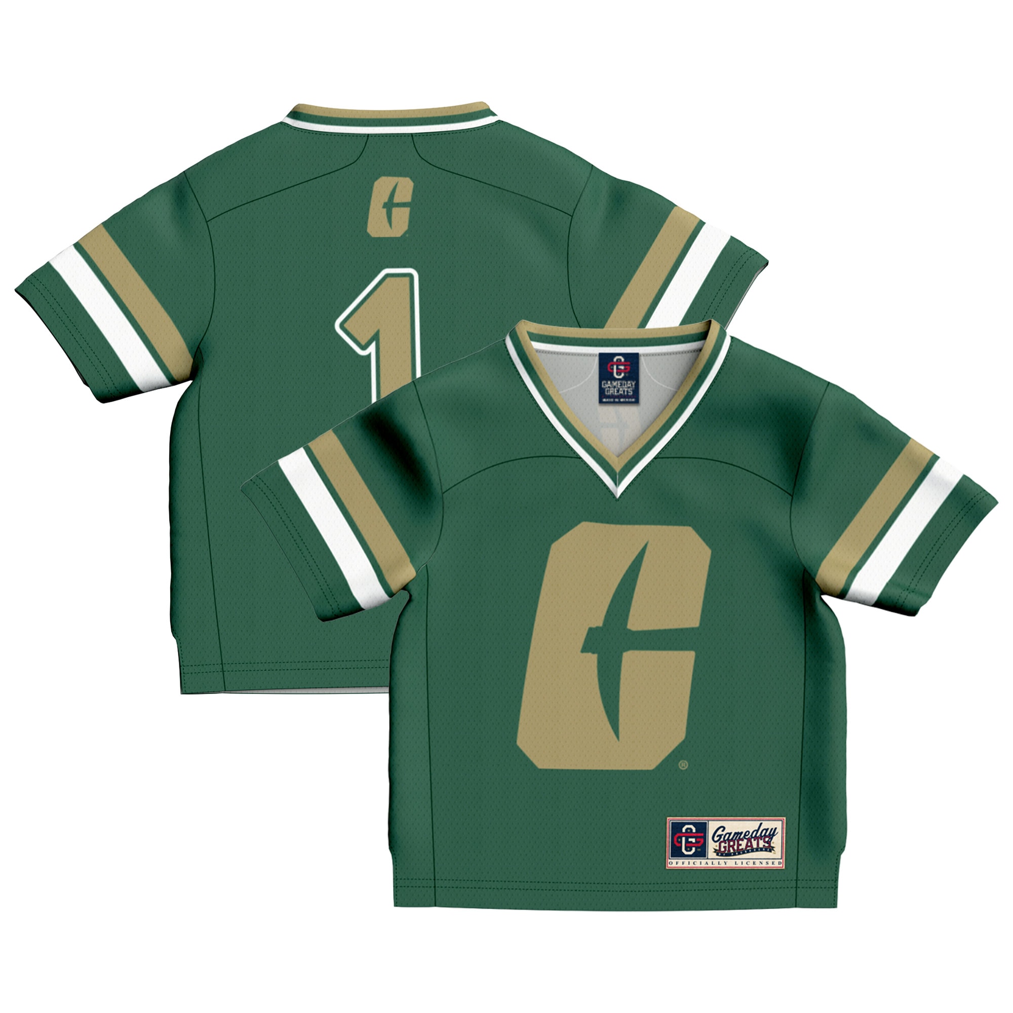 [Toddler] Charlotte 49ers #1 Football Jersey - Green | Stadium Series 2026/27